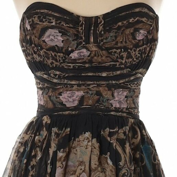 💋 Bebe Black Cocktail Short Dress M new RARE 💋 - Picture 4 of 16